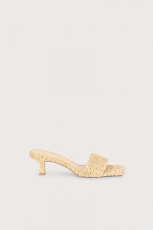 Cult Gaia Ada Sandals Beige | NZ 691253T