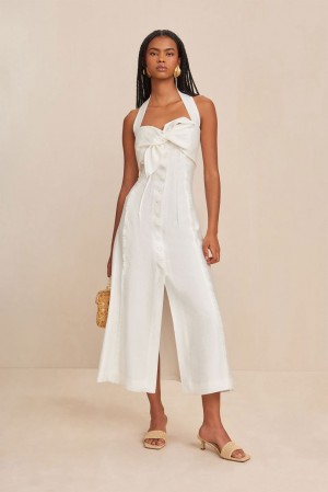 Cult Gaia Brylie Dress White | NZ 791605F