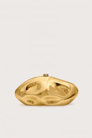 Cult Gaia Caldera Clutch Gold | NZ 065978V