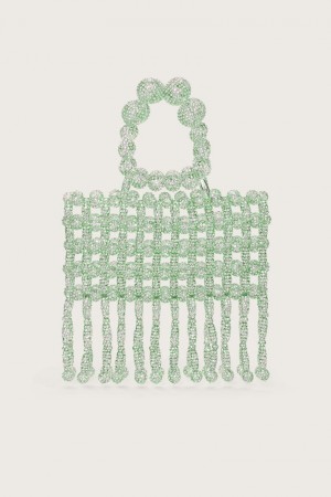 Cult Gaia Clara Tote Bag Light Green | NZ 267019P