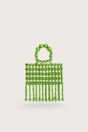 Cult Gaia Clara Tote Bag Light Green | NZ 468097A