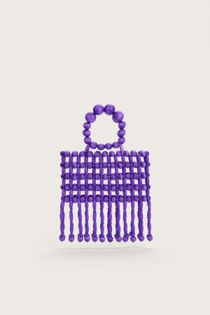 Cult Gaia Clara Tote Bag Purple | NZ 381407H