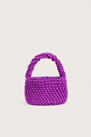 Cult Gaia Cora Mini Tote Bag Purple | NZ 072914C