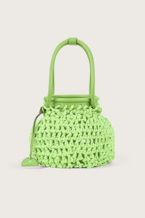 Cult Gaia Enya Tote Bag Light Green | NZ 026519V