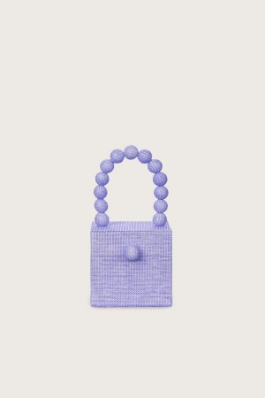 Cult Gaia Eos Top Handle Tote Bag Lavender | NZ 635289A