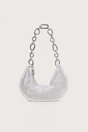 Cult Gaia Estrella Mini Shoulder Bag Silver | NZ 567813K