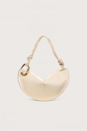 Cult Gaia Estrella Shoulder Bag White | NZ 836429Q