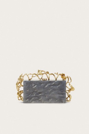 Cult Gaia Fana Clutch Black | NZ 847653T