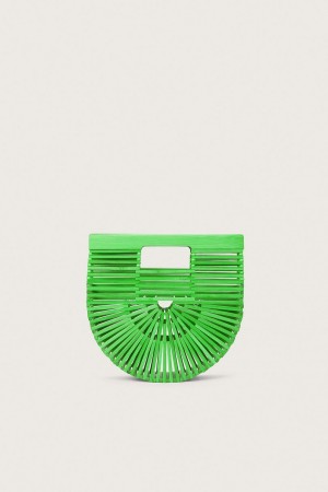 Cult Gaia Gaia's Ark Mini Clutch Green | NZ 039418L