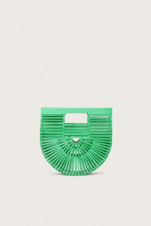 Cult Gaia Gaia's Ark Mini Clutch Green | NZ 915382E