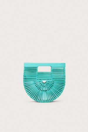 Cult Gaia Gaia's Ark Mini Clutch Turquoise | NZ 978612C