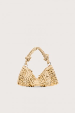 Cult Gaia Hera Nano Shoulder Bag Beige | NZ 386941S