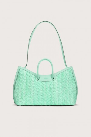 Cult Gaia Idalia Weekender Tote Bag Turquoise | NZ 261739F