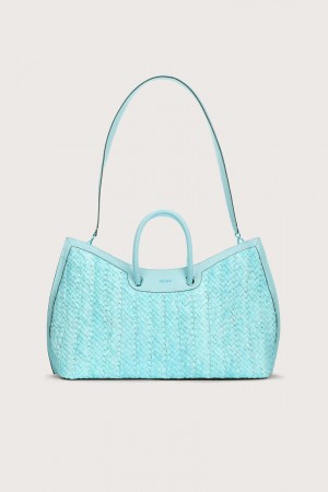 Cult Gaia Idalia Weekender Tote Bag Turquoise | NZ 796342A