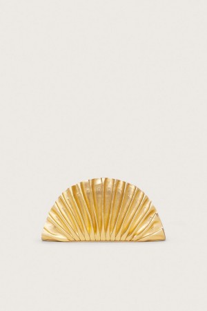 Cult Gaia Nala Mini Clutch Gold | NZ 348571D