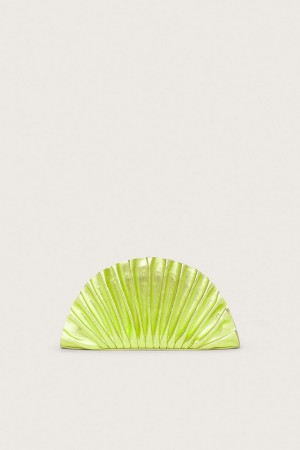 Cult Gaia Nala Mini Clutch Light Green | NZ 895142Y