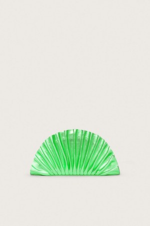 Cult Gaia Nala Mini Clutch Light Green | NZ 469802Q