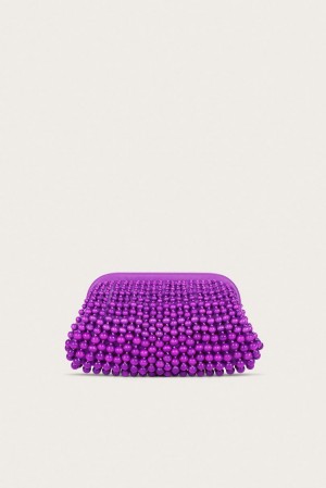 Cult Gaia Nia Clutch Purple | NZ 345260M