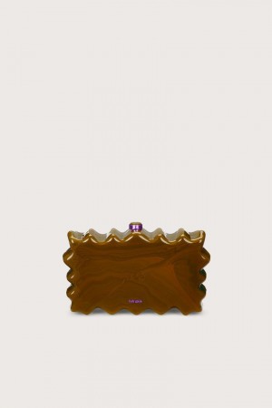 Cult Gaia Paloma Clutch Brown | NZ 876203S