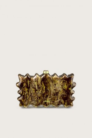 Cult Gaia Paloma Clutch Olive | NZ 159346G