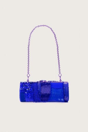 Cult Gaia Piper Tote Bag Blue | NZ 204398S