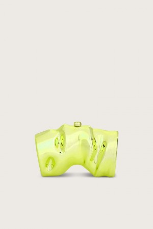 Cult Gaia Scrunch Clutch Yellow | NZ 719240W