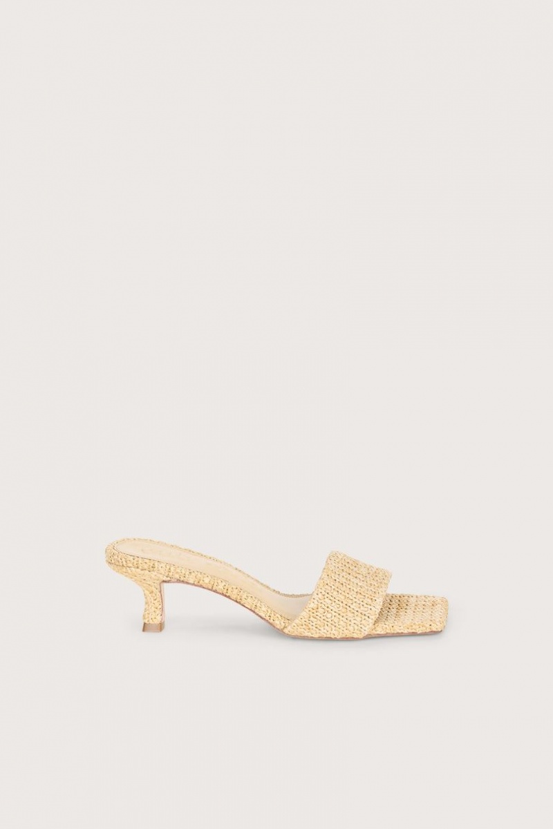 Cult Gaia Ada Sandals Beige | NZ 691253T