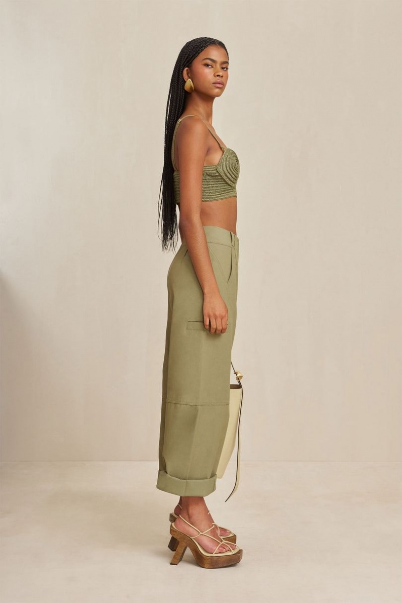 Cult Gaia Adrie Pants Green | NZ 169053E