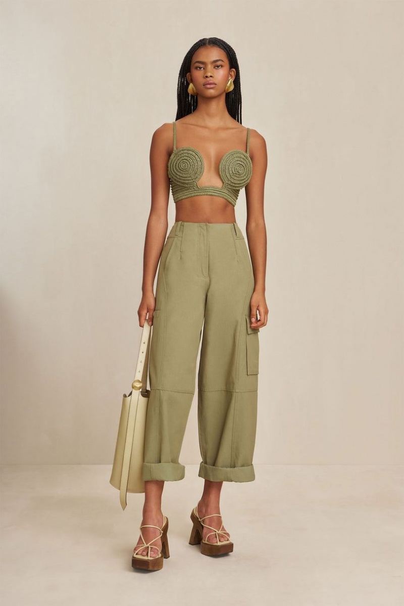 Cult Gaia Adrie Pants Green | NZ 169053E