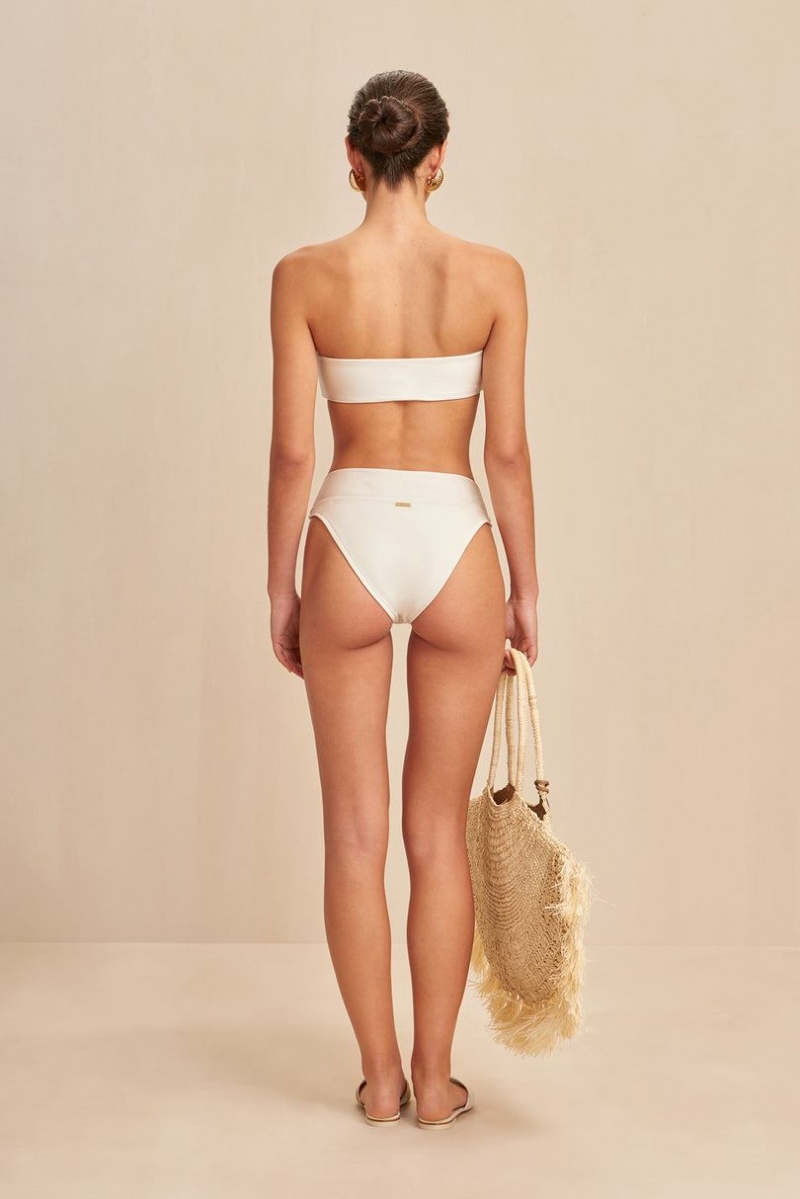 Cult Gaia Aradhya Bikini Bottom White | NZ 703521X