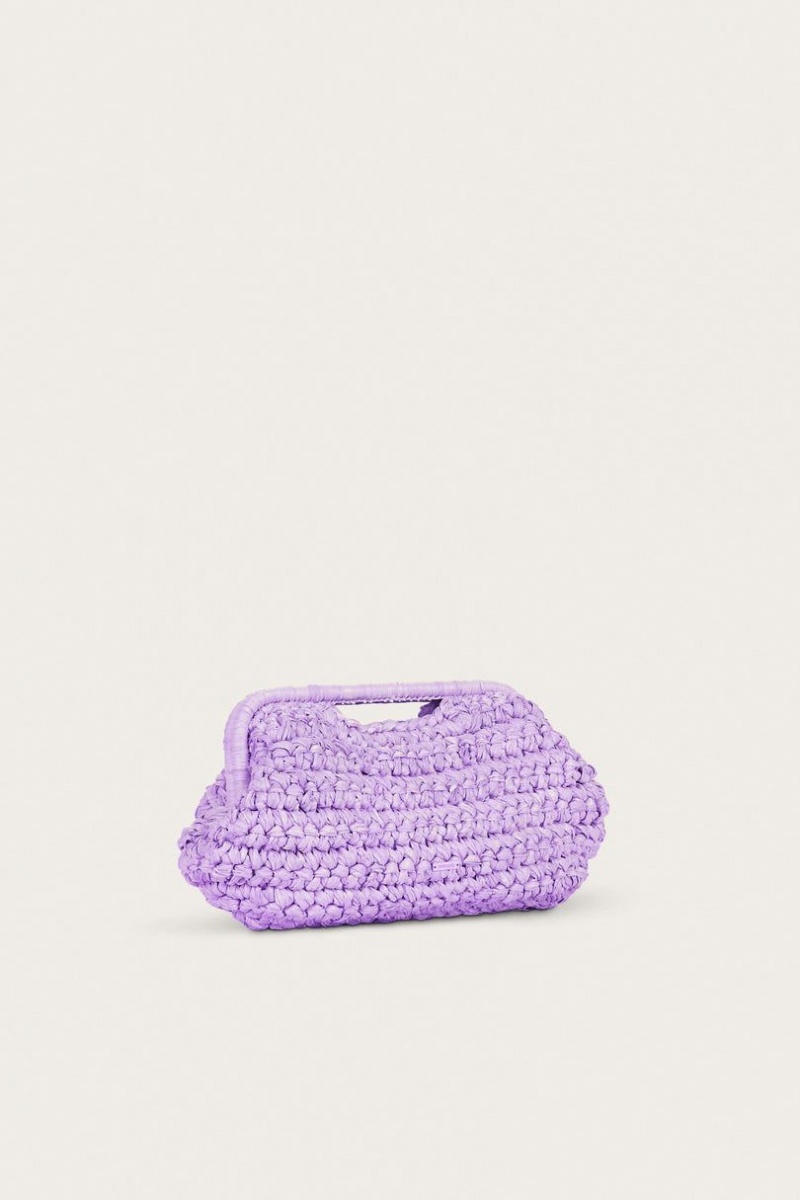 Cult Gaia Aurora Large Clutch Lavender | NZ 173095M