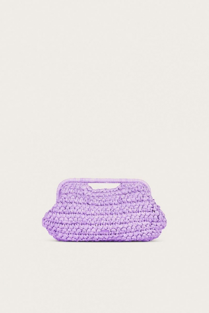 Cult Gaia Aurora Large Clutch Lavender | NZ 173095M