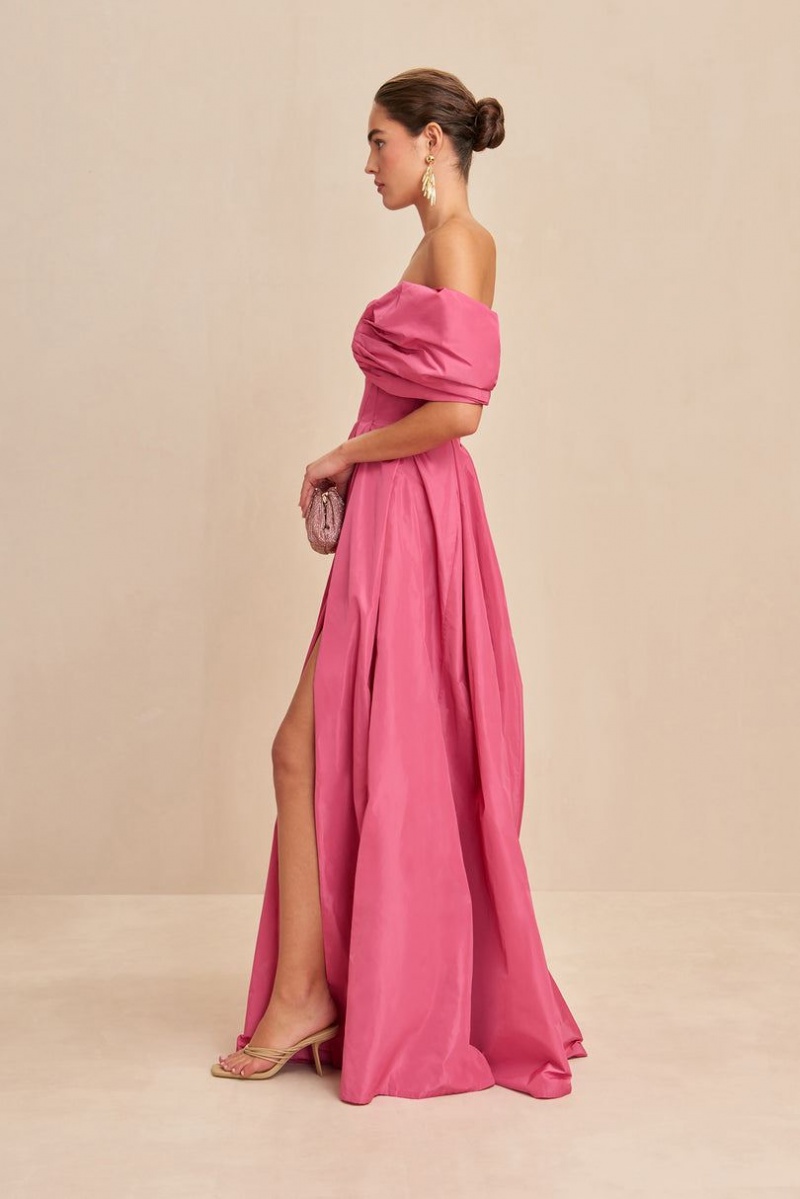 Cult Gaia Aviva Gown Dress Pink | NZ 942130E