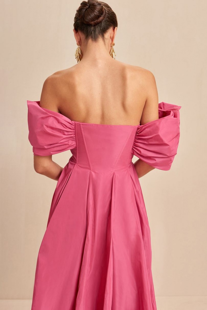 Cult Gaia Aviva Gown Dress Pink | NZ 942130E