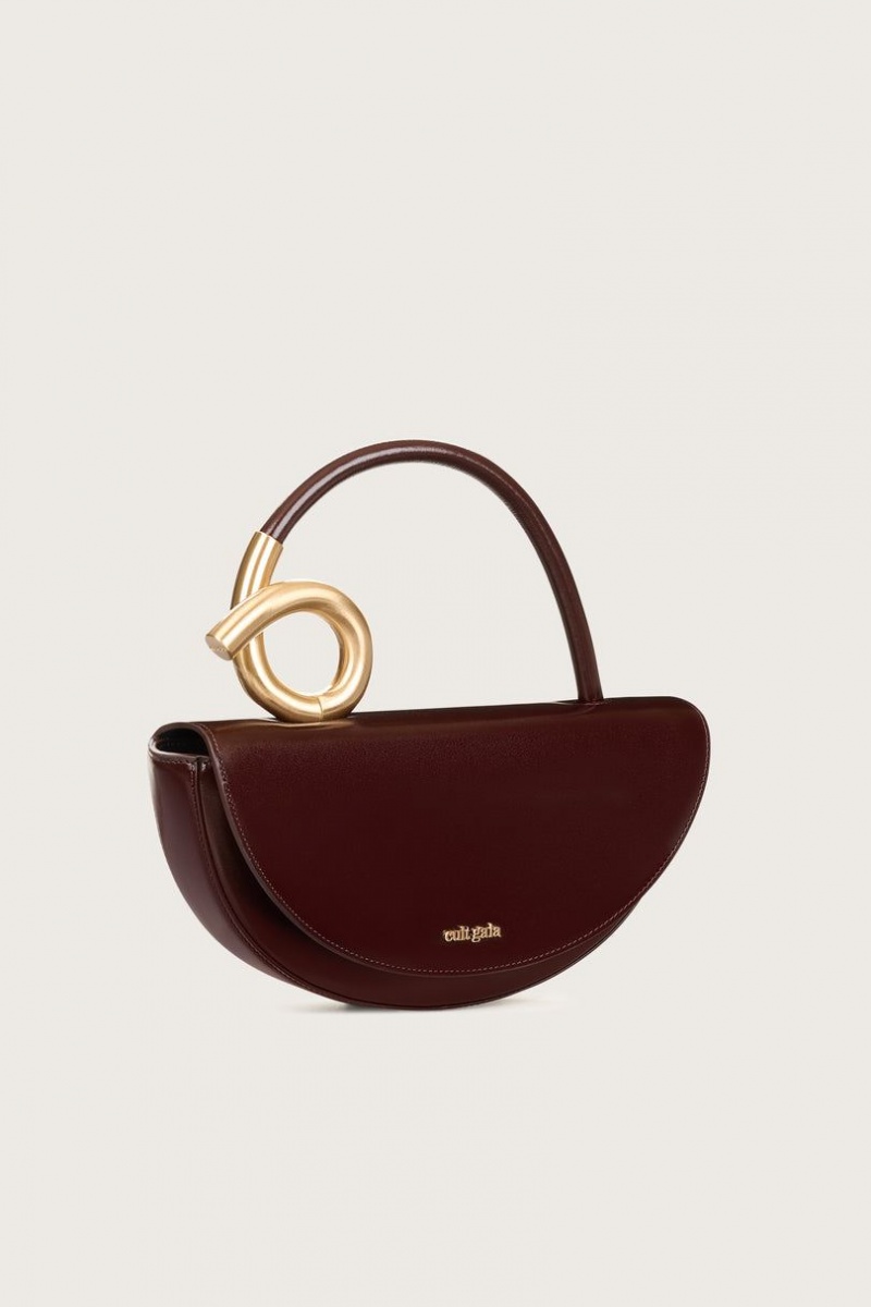 Cult Gaia Azariah Tote Bag Chocolate | NZ 403681U