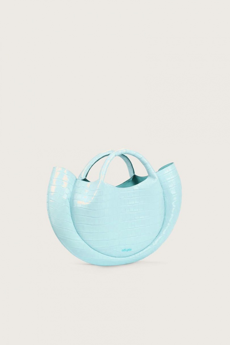 Cult Gaia Bella Tote Bag Turquoise | NZ 179683I