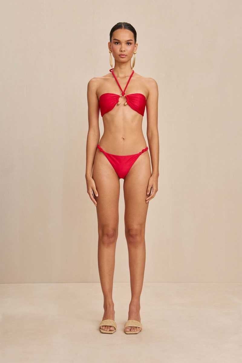 Cult Gaia Brenner Bikini Top Red | NZ 506724P