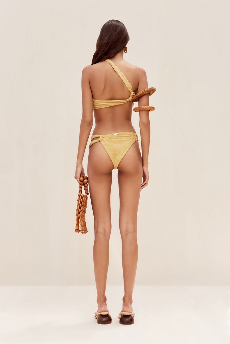 Cult Gaia Charmaine Bikini Bottom Yellow | NZ 203678K