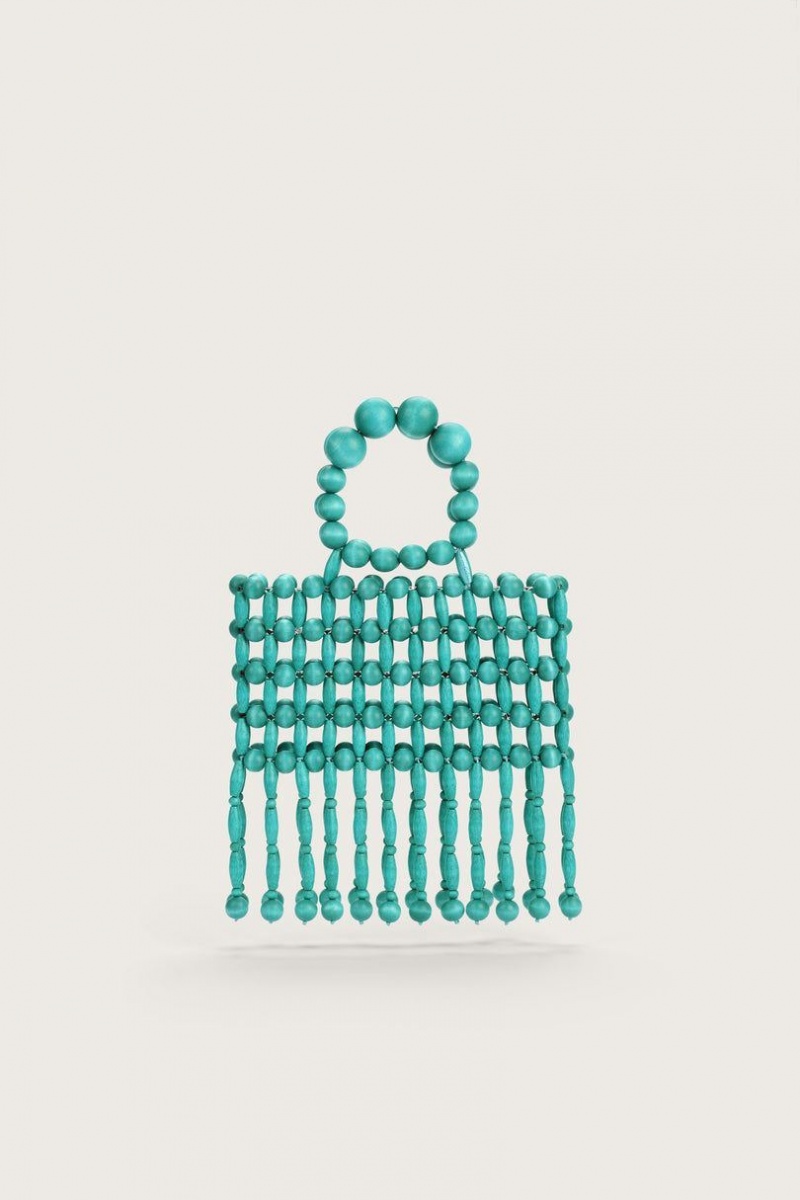 Cult Gaia Clara Tote Bag Turquoise | NZ 608375R