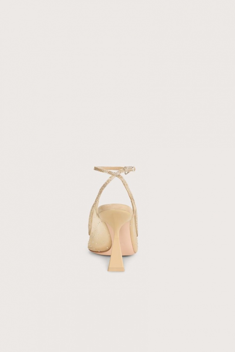 Cult Gaia Diya Sling Back Sandals Beige | NZ 178063N