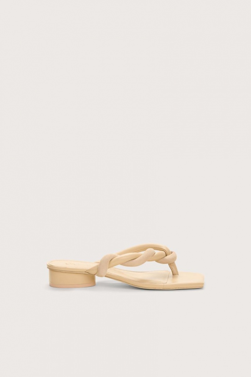 Cult Gaia Elm Sandals Beige | NZ 178436F