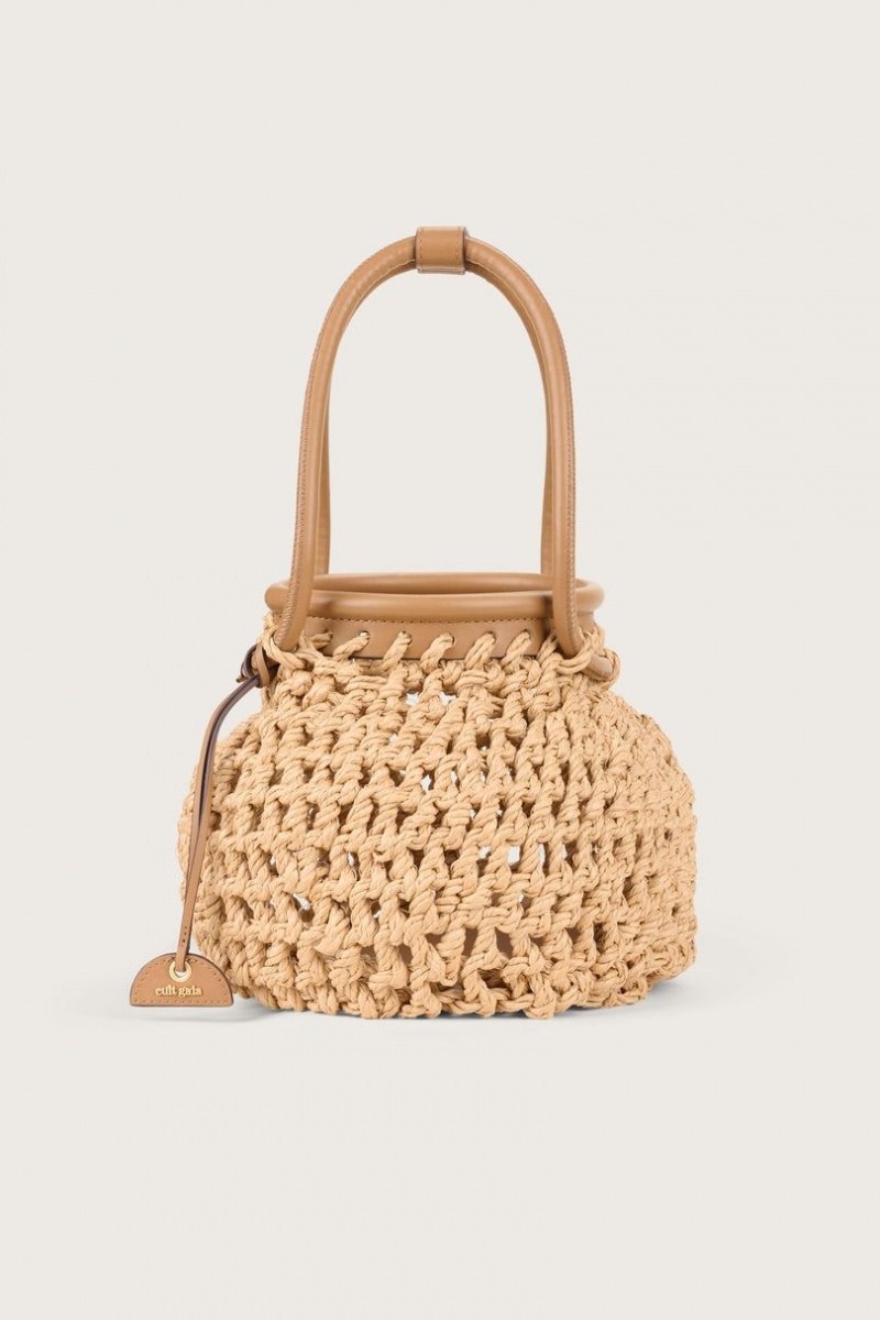 Cult Gaia Enya Tote Bag Beige | NZ 270153D