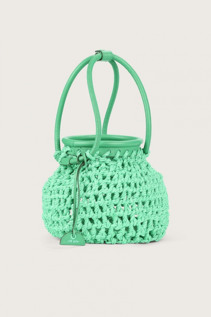 Cult Gaia Enya Tote Bag Green | NZ 346018R