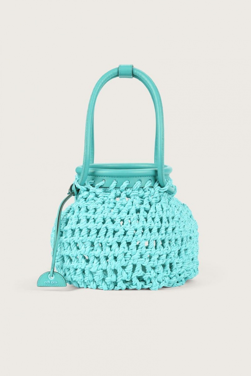 Cult Gaia Enya Tote Bag Turquoise | NZ 590647B