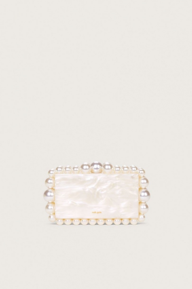 Cult Gaia Eos Clutch White | NZ 826301C