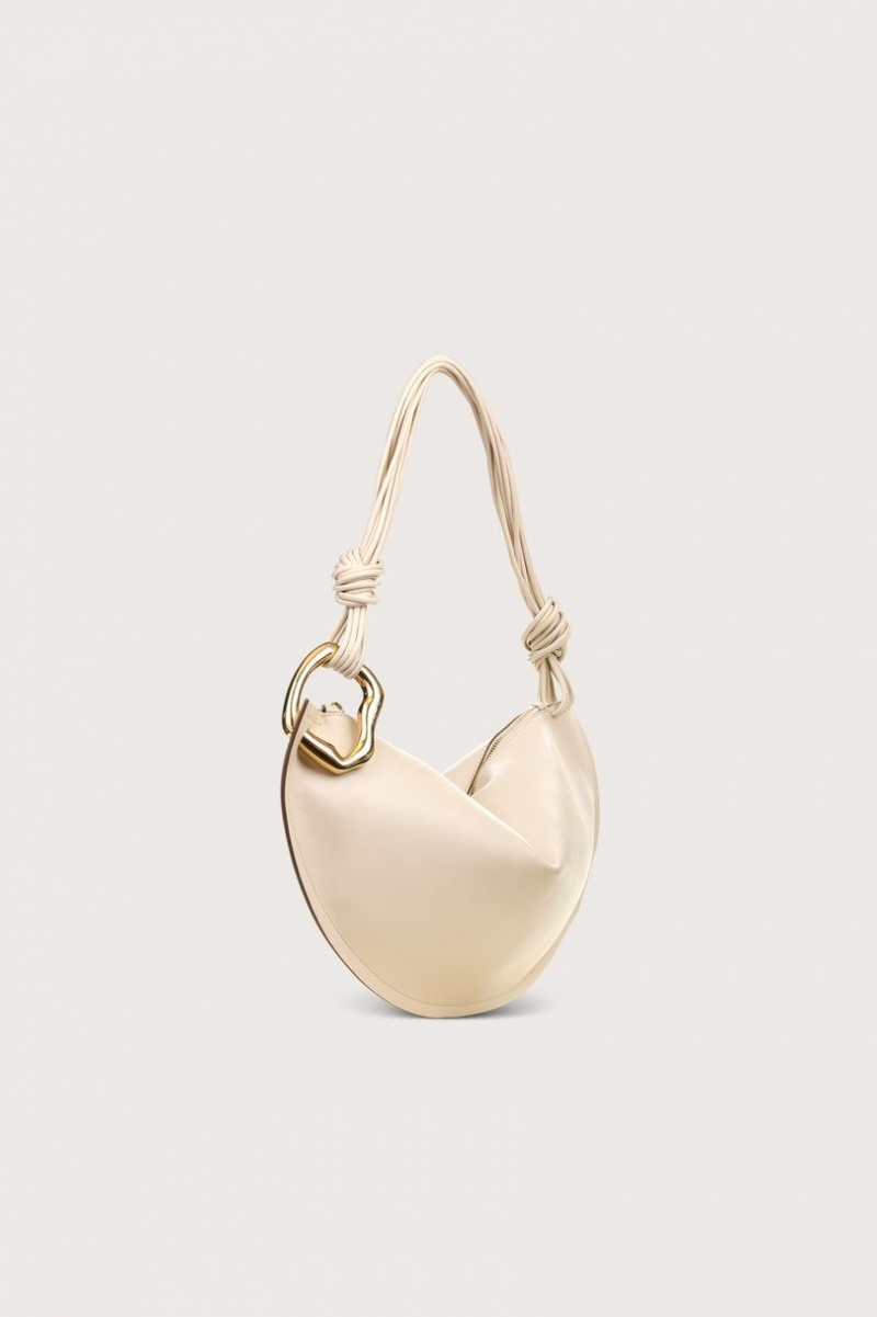 Cult Gaia Estrella Shoulder Bag White | NZ 836429Q