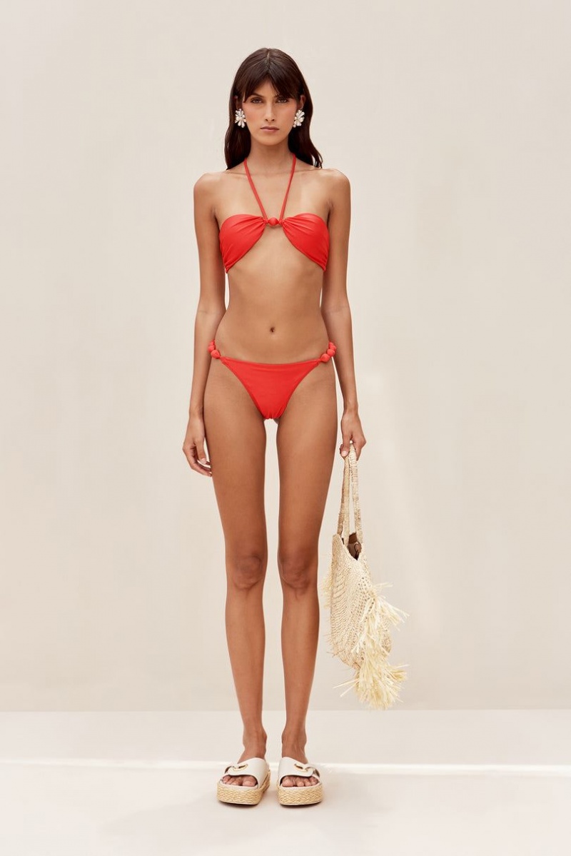 Cult Gaia Euphrasia Bikini Bottom Red | NZ 149085P