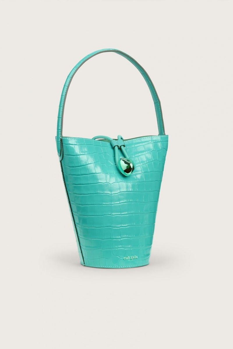 Cult Gaia Freedie Shoulder Bag Turquoise | NZ 029543X