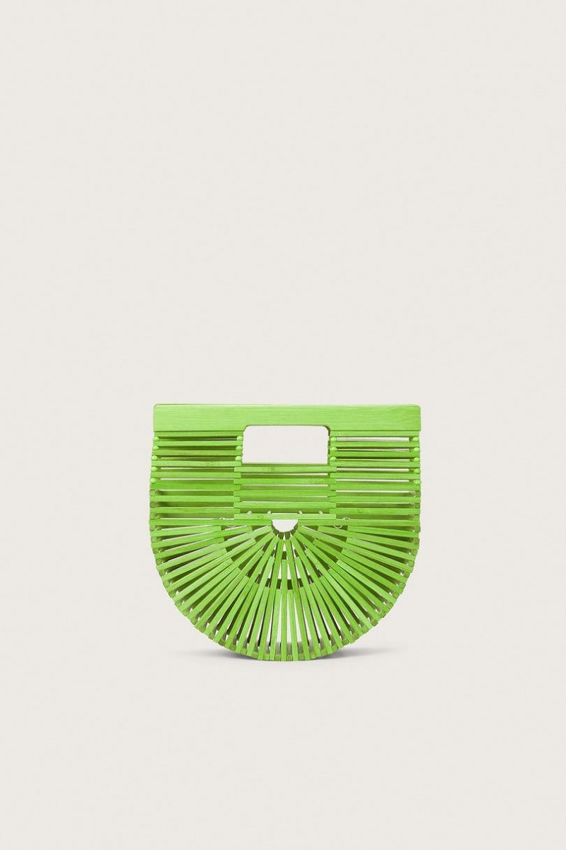 Cult Gaia Gaia\'s Ark Mini Clutch Light Green | NZ 238476W