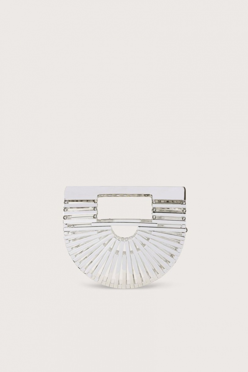 Cult Gaia Gaia`s Ark Nano Crossbody Bag Silver | NZ 315046P